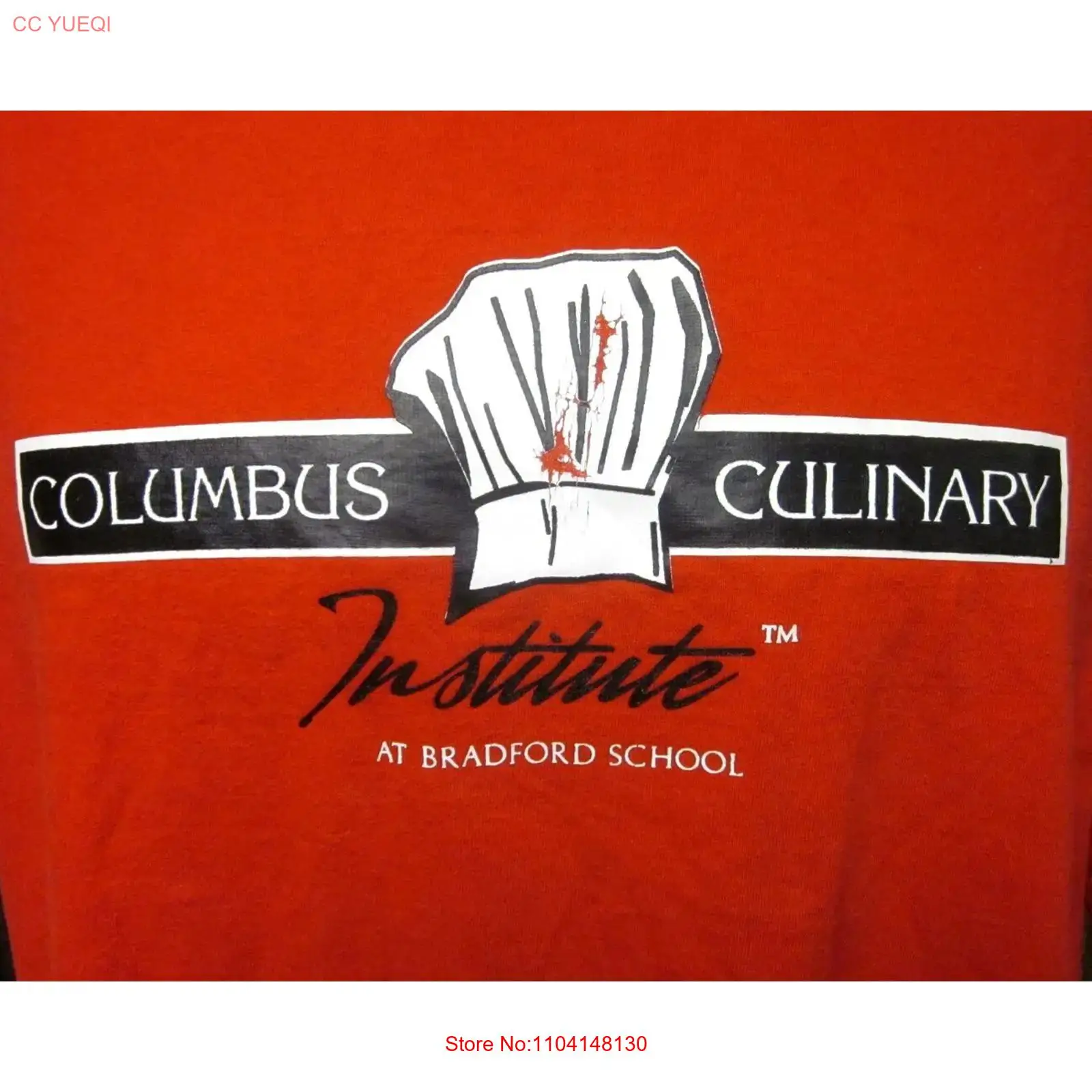 Cooking Chef Xl - COLUMBUS CULINARY INSTITUTE T-shirt XL con