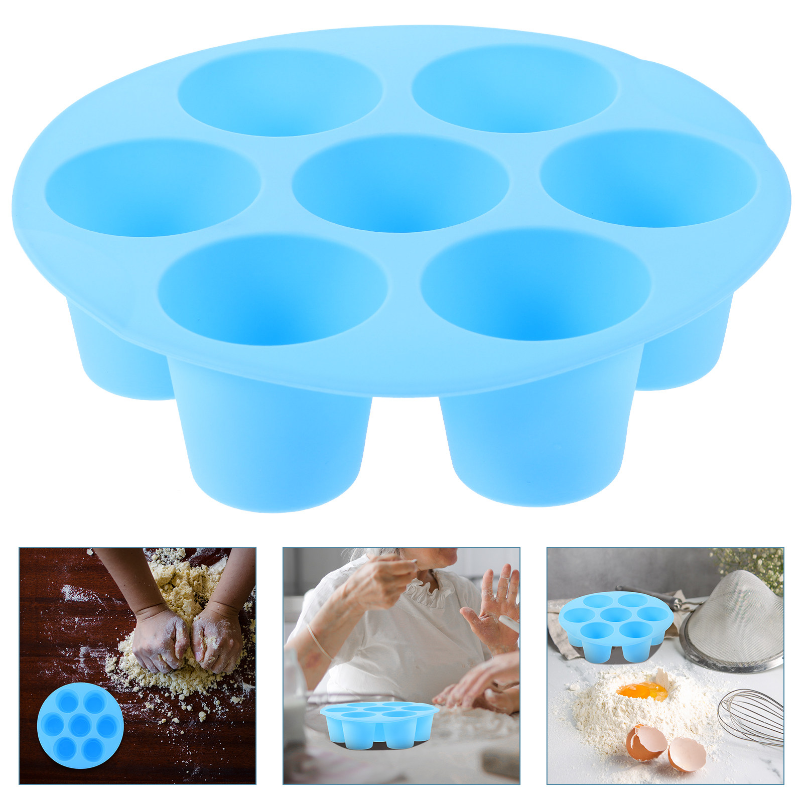 Muffin Tin Nonstick - Stampo in silicone per muffin e