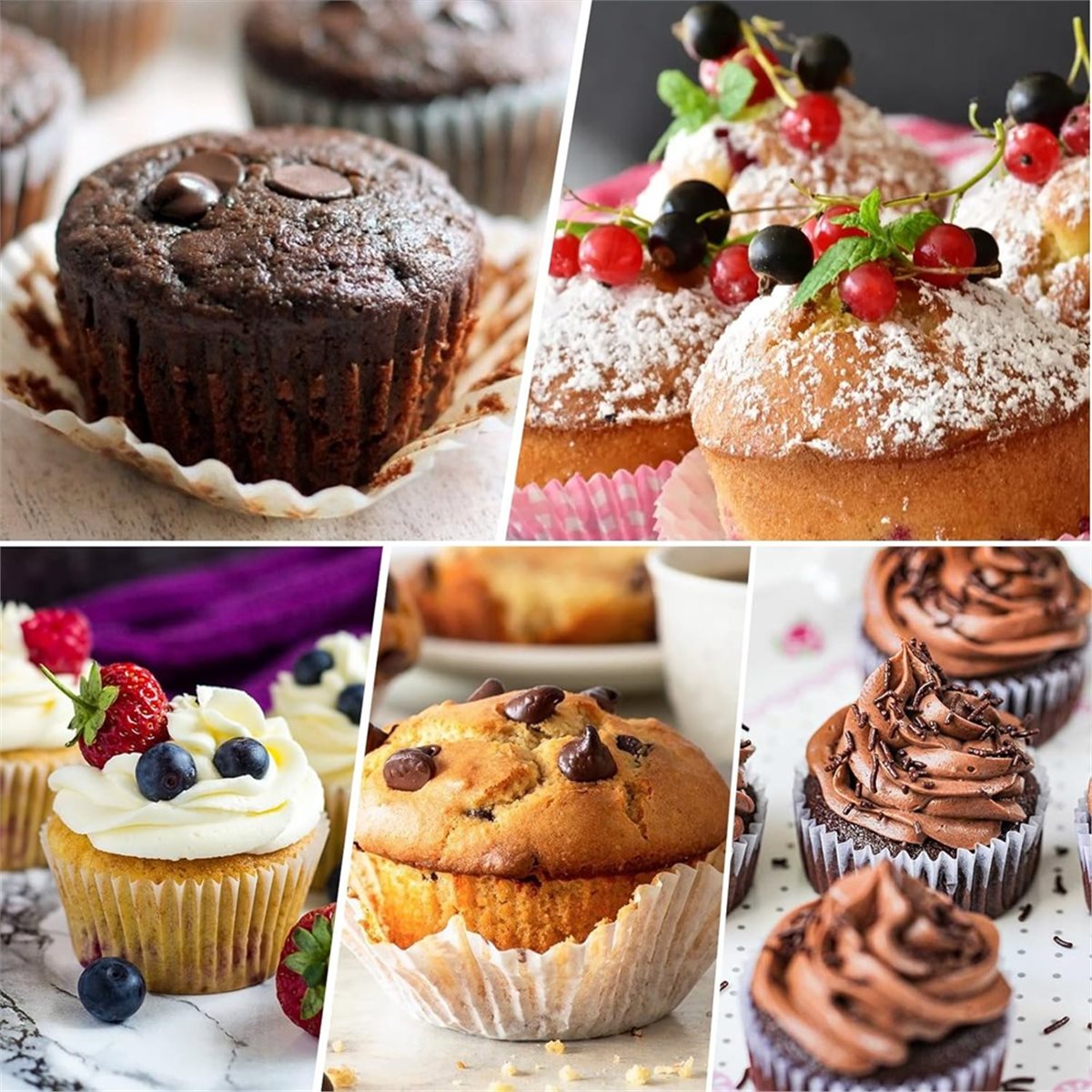Muffin Tin Nonstick - A67T NUOVA Teglia Antiaderente per 6