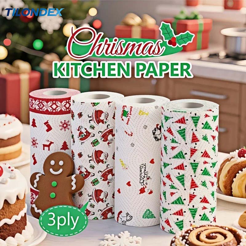 Kitchen Baking Unit - TILONDEX Rotoli di Carta Assorbente Natalizia