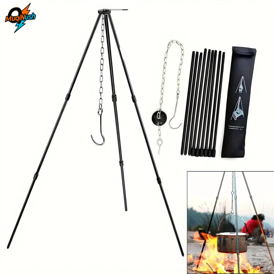 Cooking Chef Xl - MuqiNush Treppiede Portatile da Campeggio Leggero