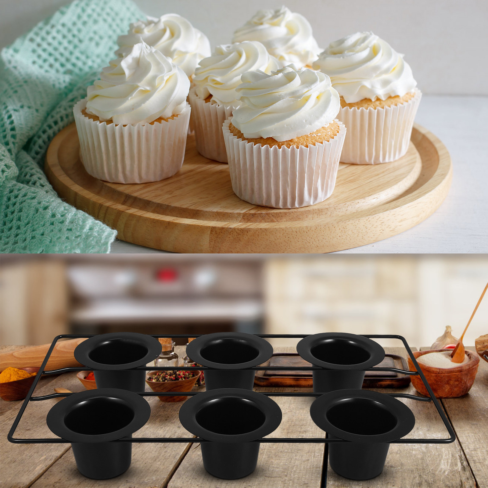 Teglia per muffin in acciaio a - Muffin Tin Nonstick recensione e prezzo