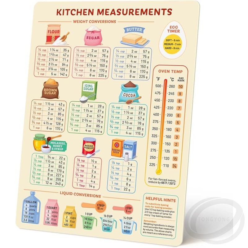 Grafico di conversione da cuci - Kitchen Baking Conversion Chart recensione e prezzo