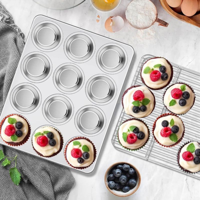 Teglia per muffin in acciaio i - Muffin Tin Nonstick recensione e prezzo