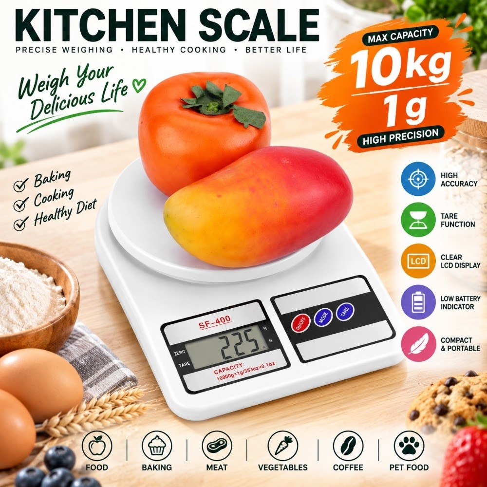 Bilancia da cucina digitale in - Kitchen Baking Unit recensione e prezzo