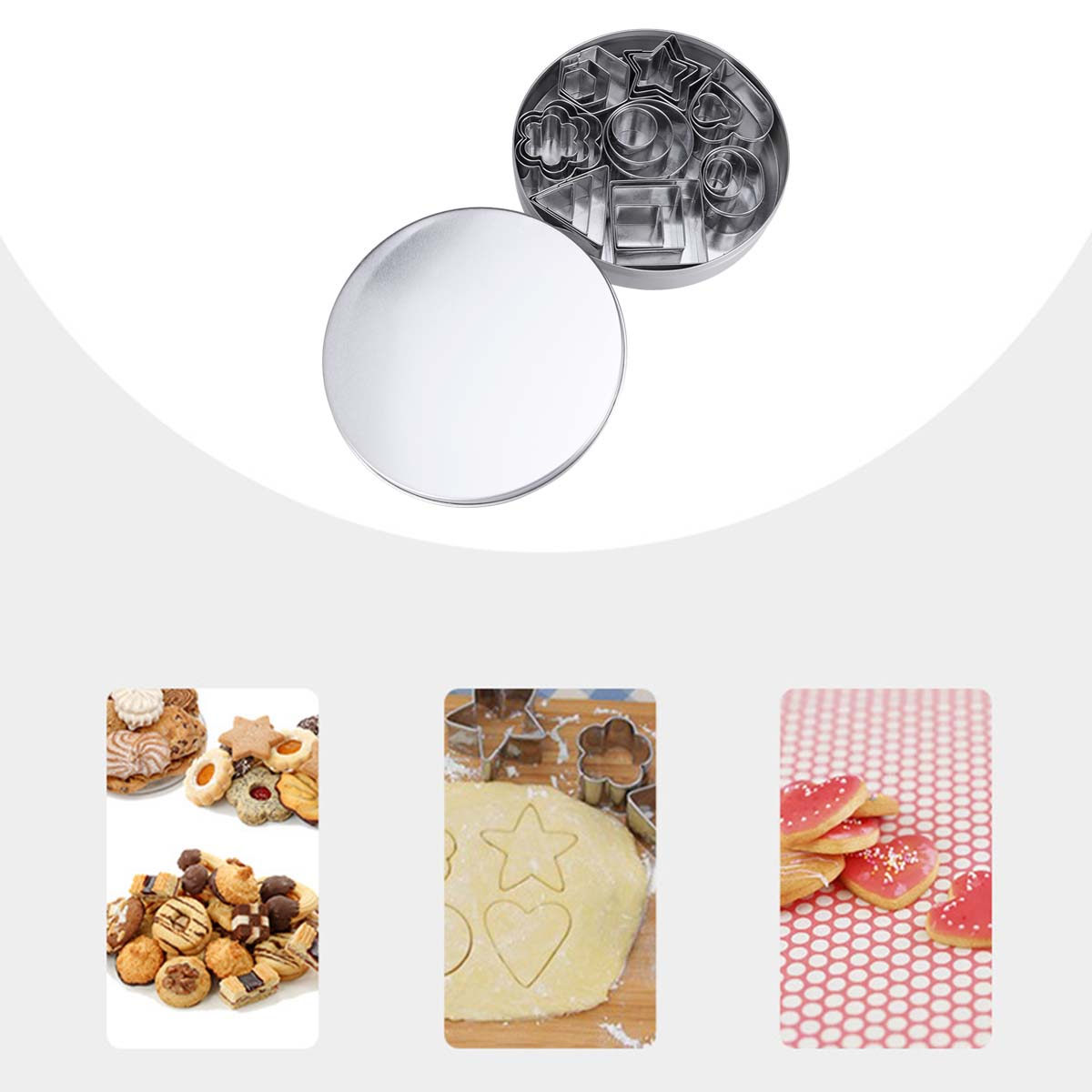 Set di tagliabiscotti in accia - Mini Kitchen Baking recensione e prezzo