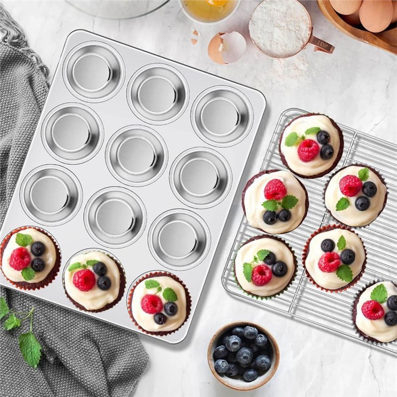 Teglia per muffin ABMR, vassoi - Muffin Tin Nonstick recensione e prezzo