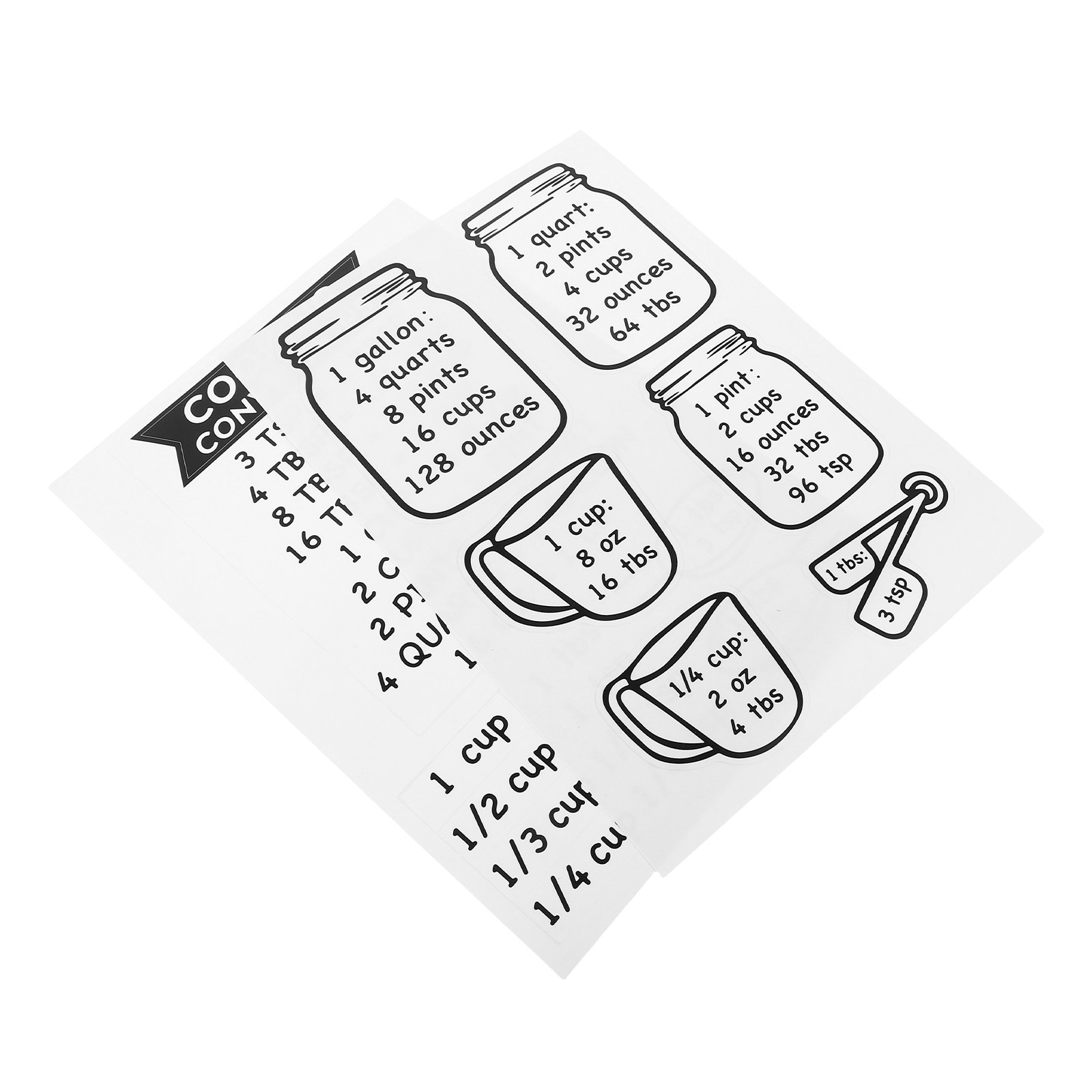 Adesivi con tabella di convers - Kitchen Baking Conversion Chart recensione e prezzo