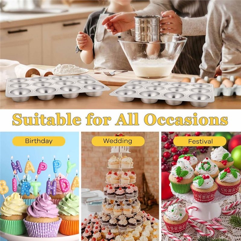 Teglia per Muffin, Antiaderent - Muffin Tin Nonstick recensione e prezzo